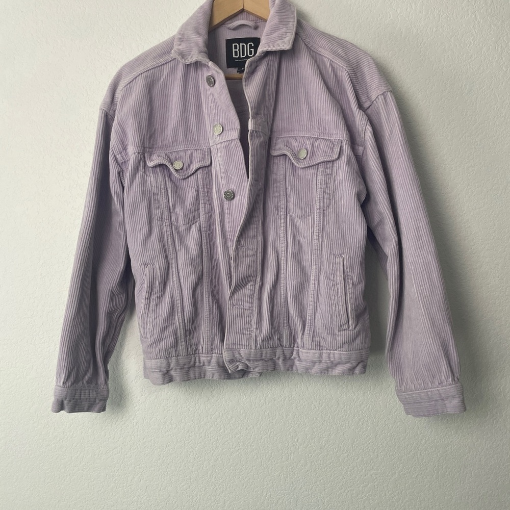 BDG Lucia Corduroy Relaxed Shirt Jacket Small